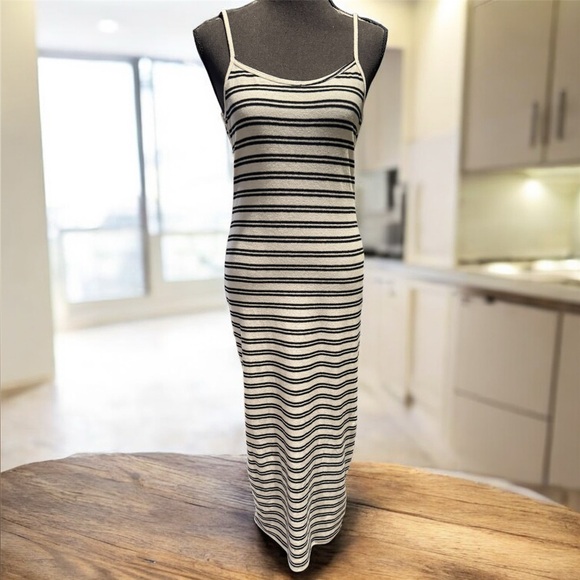 ZARA Striped Maxi Dress, Size M - Picture 6 of 12